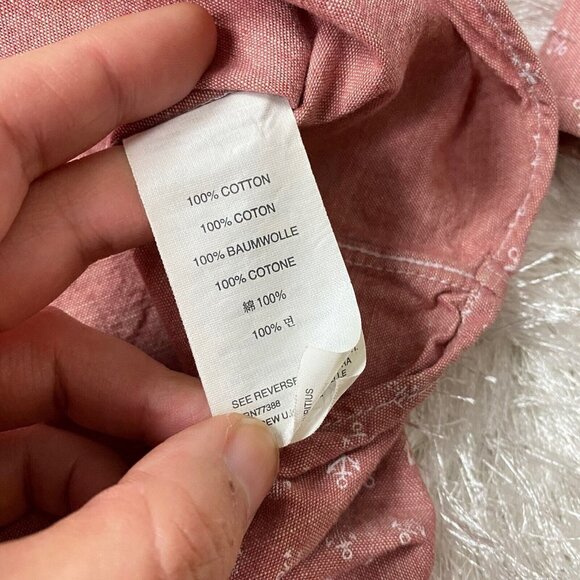 ⚓️ Banana Republic Nautical Anchor Print Button Down Shirt - Picture 9 of 13